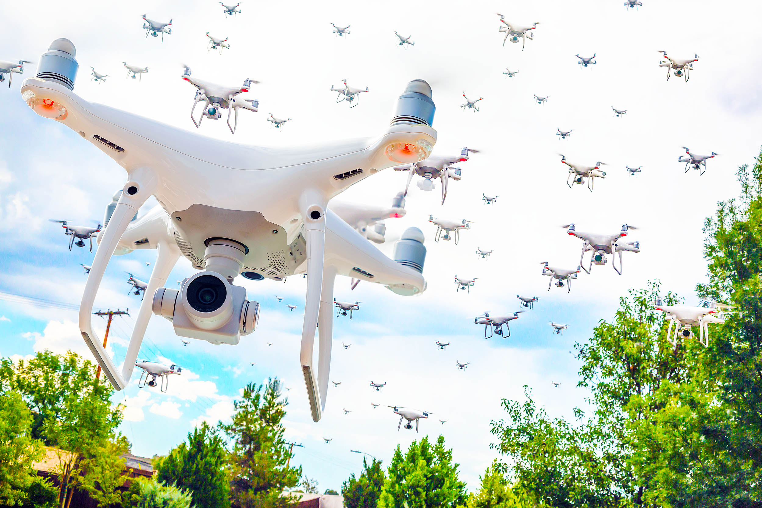 Правила поведения при появлении БПЛА